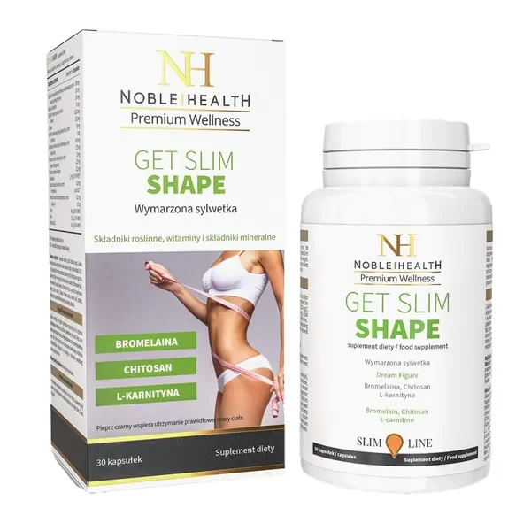 Get Slim Shape kompleks odchudzający 30 kapsułek [Noble Health] - Noble Health