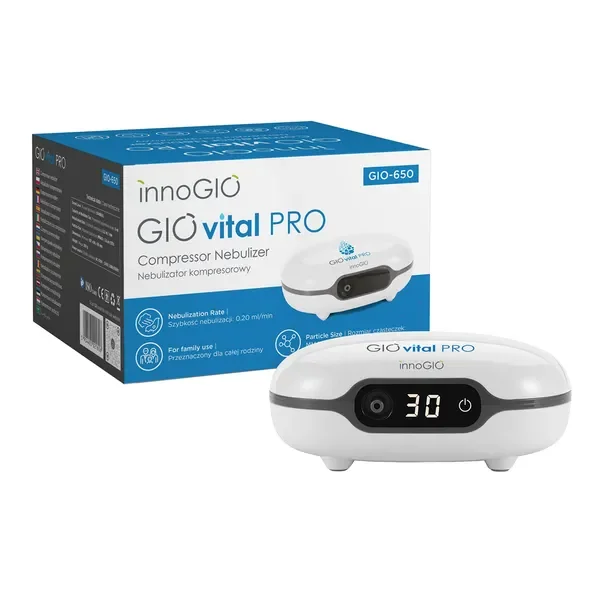 GIOvital PRO nebulizator kompresorowy 1 szt. [InnoGIO] - InnoGIO