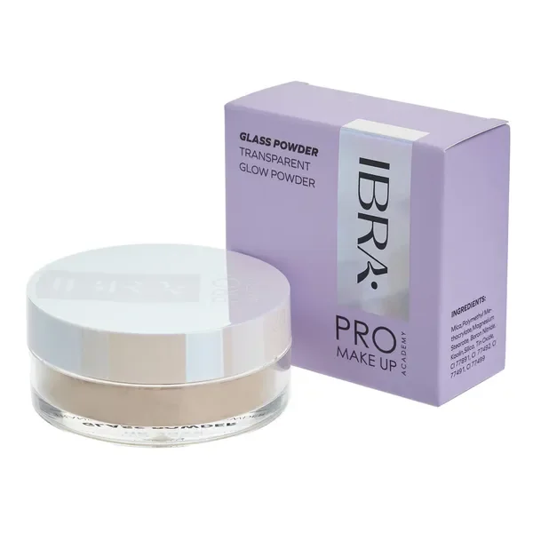 Glass Powder Pro Makeup Academy transparentny puder rozświetlający 5g [Ibra] - Ibra