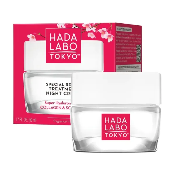 Głęboko odbudowujący krem-zabieg na noc 50ml [Hada Labo Tokyo] - Hada Labo Tokyo