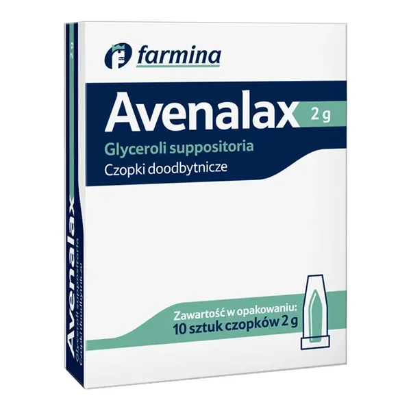 Glicerol 2g czopki 10 szt. [AVENA] - AVENA