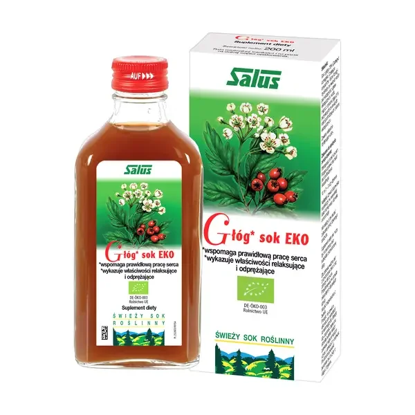 Głóg sok EKO 200 ml [Salus] - Salus