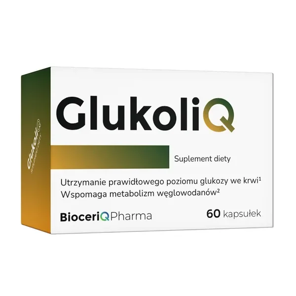 GlukoliQ Suplement na glukozę 60 kapsułek [GlukoliQ] - GlukoliQ