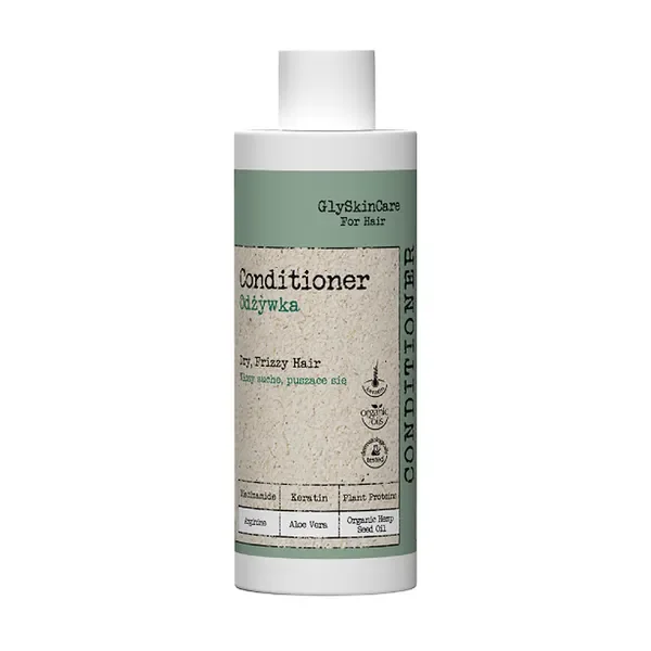 GlySkinCare For Hair odżywka do włosów suchych i puszących się 200ml - GlySkinCare