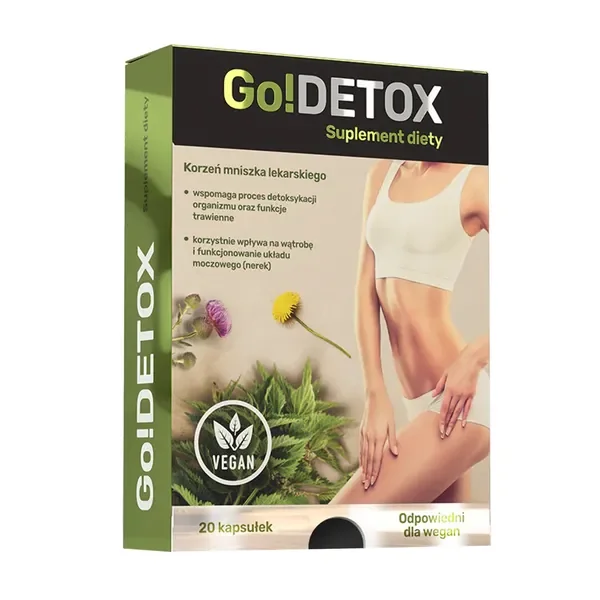 Go!Detox Detoks 20 kapsułek [Noble Health] - Noble Health