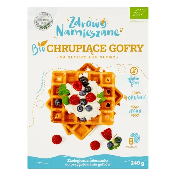 Gofry chrupiące na słodko lub słono BIO 240g [Zdrowo Namieszane] - Zdrowo Namieszane