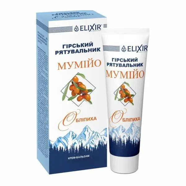 Górski Ratownik krem-balsam z mumio i olejem z rokitnika 75ml [Elixir] - Elixir