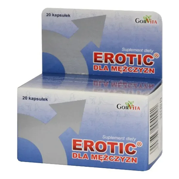Gorvita Erotic kapsułki dla mężczyzn 20 szt. [Erotic] - Erotic