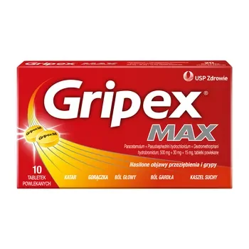 Gripex Max tabletki powlekane 10 szt. [US PHARMACIA] - US PHARMACIA