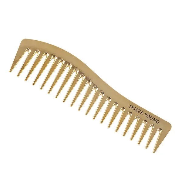 Grzebień do włosów Zuri Gold 1 szt. [Sister Young] - Sister Young