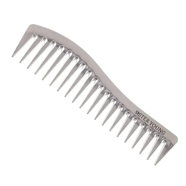 Grzebień do włosów Zuri Silver 1 szt. [Sister Young] - Sister Young
