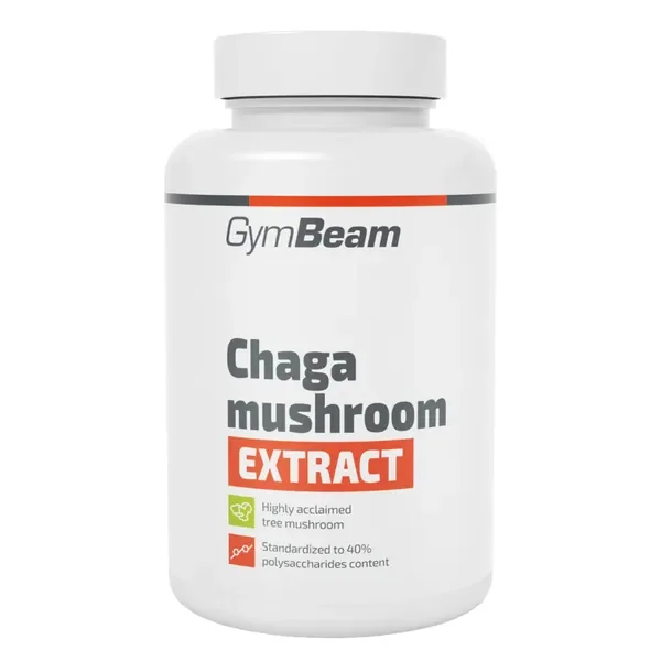 Grzyb Chaga ekstrakt 500 mg 90 kapsułek [GymBeam] - GymBeam