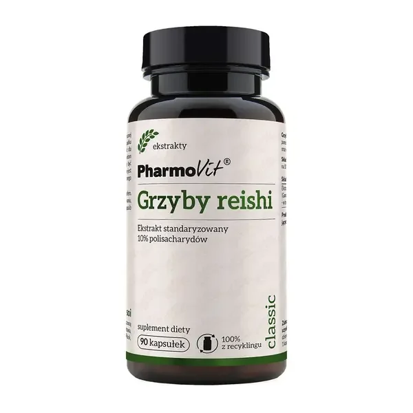 Grzyby reishi 400mg 90 kapsułek [Pharmovit] - Pharmovit