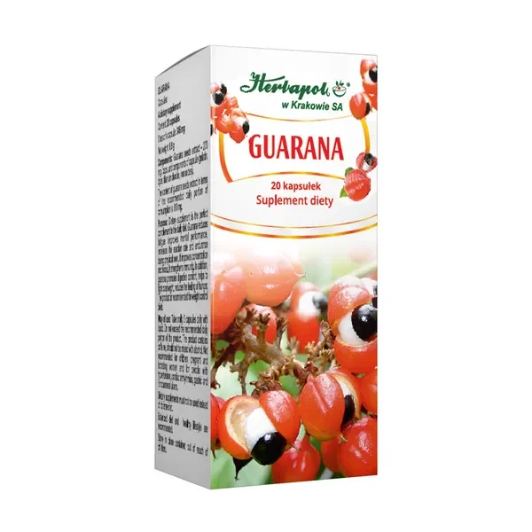 Guarana 270 mg 20 kapsułek [Herbapol Kraków] - Herbapol Kraków