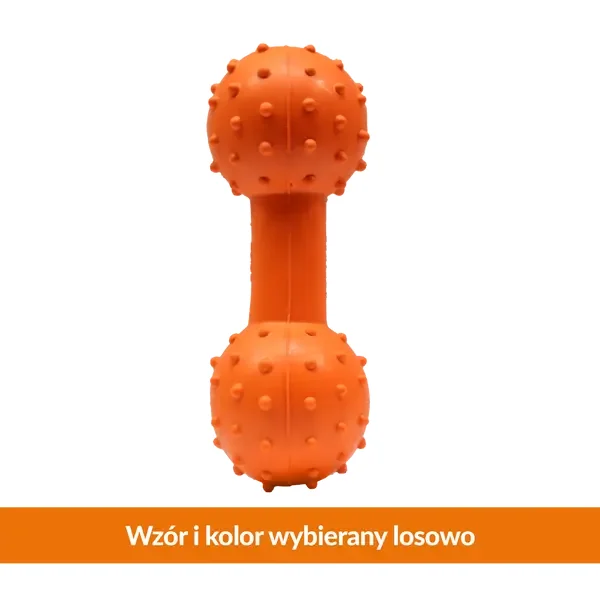 Gumowy Hantel zabawka dla psa 11 cm [Duvoplus] - Duvoplus
