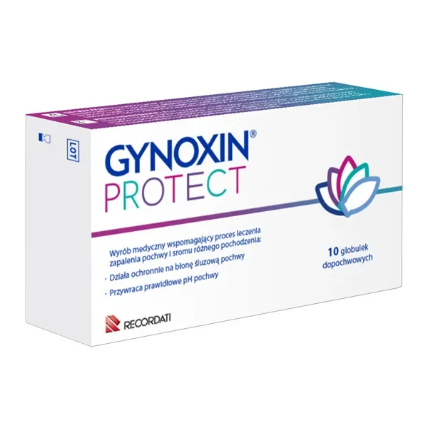 Gynoxin Protect globulki dopochwowe 10 szt. - Gynoxin