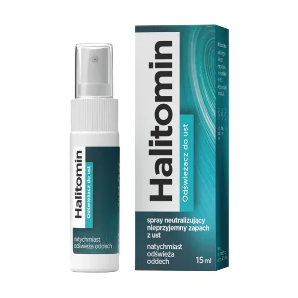 Halitomin odświeżacz do ust spray 15ml [Halitomin] - Halitomin