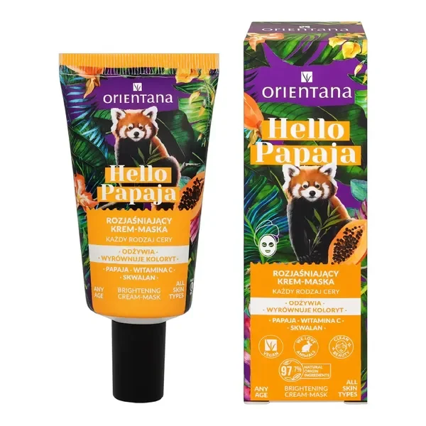Hello Papaja krem-maska rozjaśniająca 40ml [Orientana] - Orientana