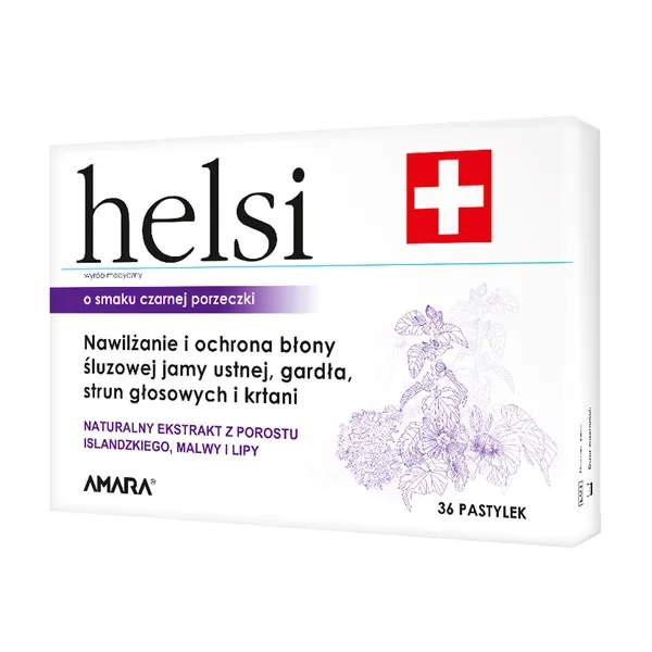 Helsi pastylki do ssania 36 szt. - Helsi