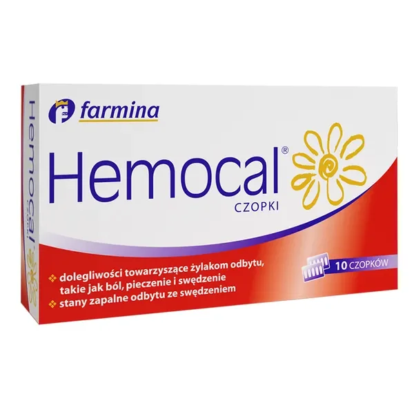 Hemocal czopki 10 szt [FARMINA] - FARMINA