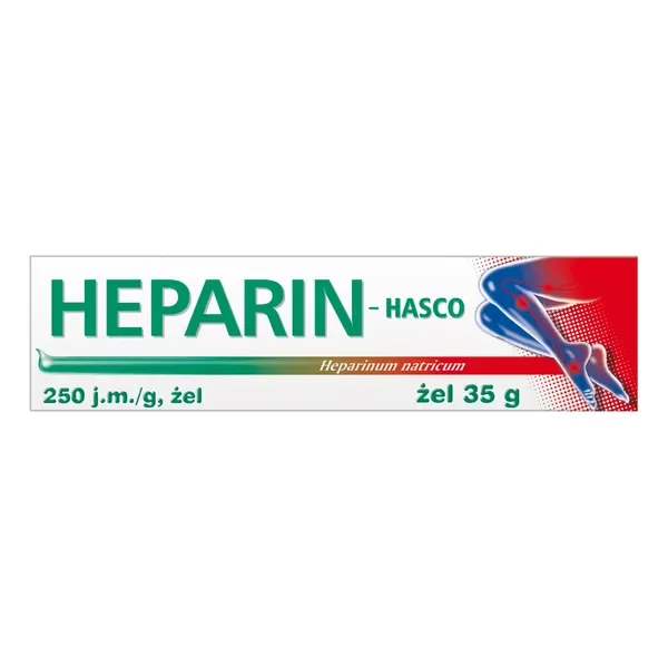 Heparyna 250 j.m/g żel 35g [Heparin-Hasco] - Heparin-Hasco
