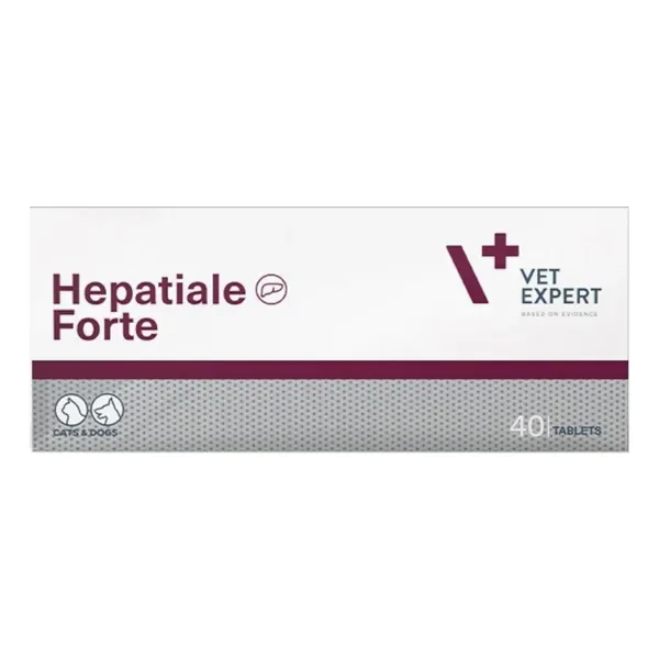 Hepatiale Forte preparat wspomagający funkcje wątroby 40 tabletek [Vet Expert] - Vet Expert