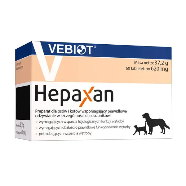 Hepaxan wsparcie wątroby 60 tabletek [Vebiot] - Vebiot