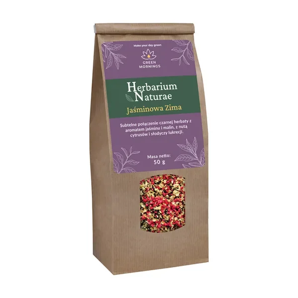 Herbarium Naturae Jaśminowa Zima kompozycja czarnej herbaty 50g [Green Mornings] - Green Mornings