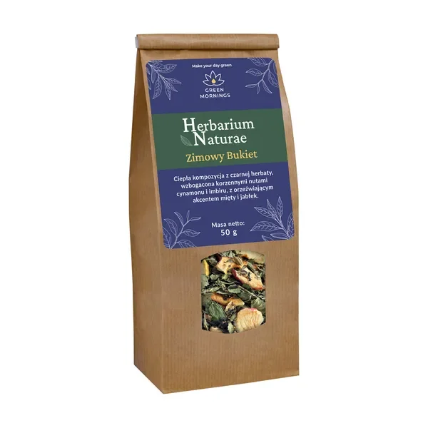 Herbarium Naturae Zimowy Bukiet kompozycja czarnej herbaty 50g [Green Mornings] - Green Mornings