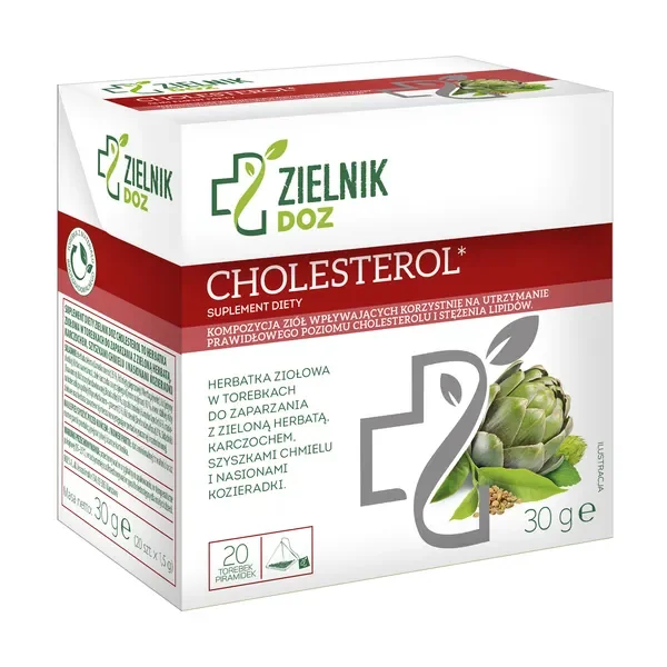 Herbatka ziołowa na cholesterol 1,5g 20 torebek [ZIELNIK DOZ] - ZIELNIK DOZ