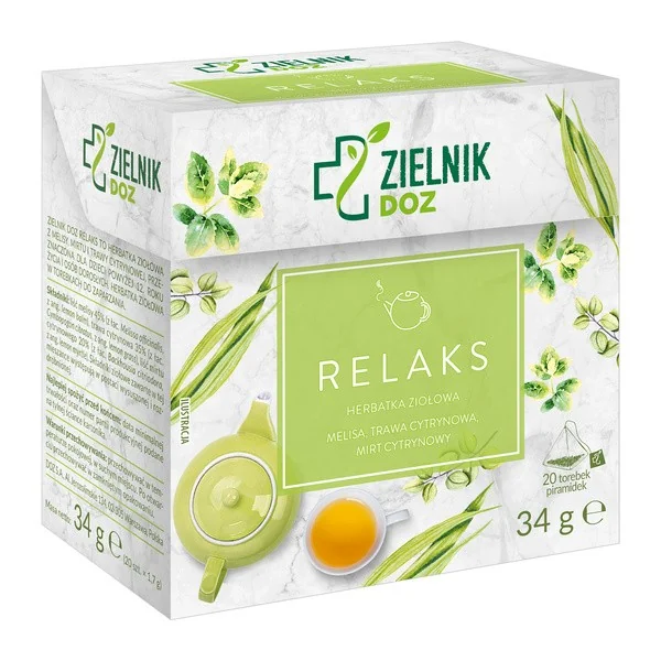 Herbatka ziołowa Relaks 20 torebek [ZIELNIK DOZ] - ZIELNIK DOZ