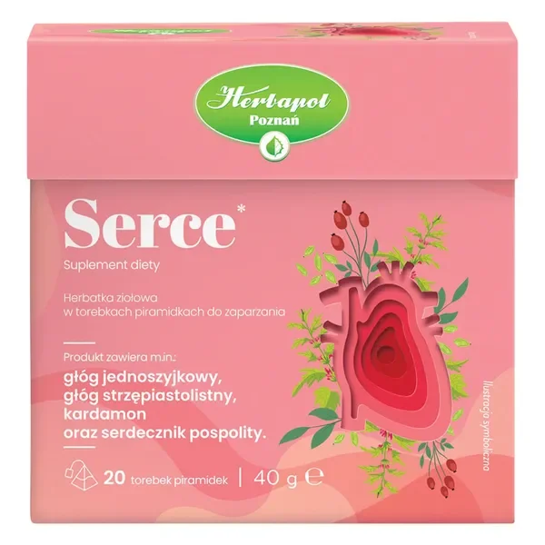 Herbatka ziołowa Serce 2g x 20 szt. [Herbapol Poznań] - Herbapol Poznań