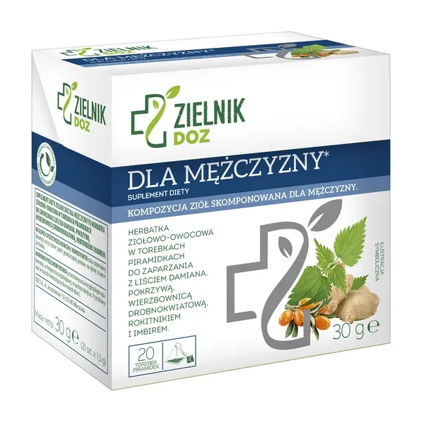 Herbatka ziołowo-owocowa dla mężczyzn 20 saszetek [ZIELNIK DOZ] - ZIELNIK DOZ