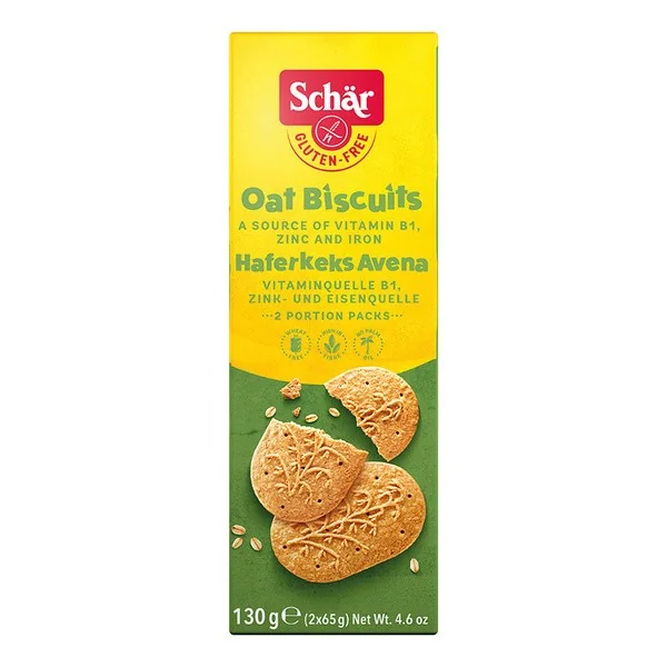 Herbatniki owsiane bezglutenowe 130g [Schar] - Schar