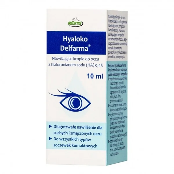 Hialuronian sodu 0,4% krople do oczu 10 ml [Hyaloko] - Hyaloko