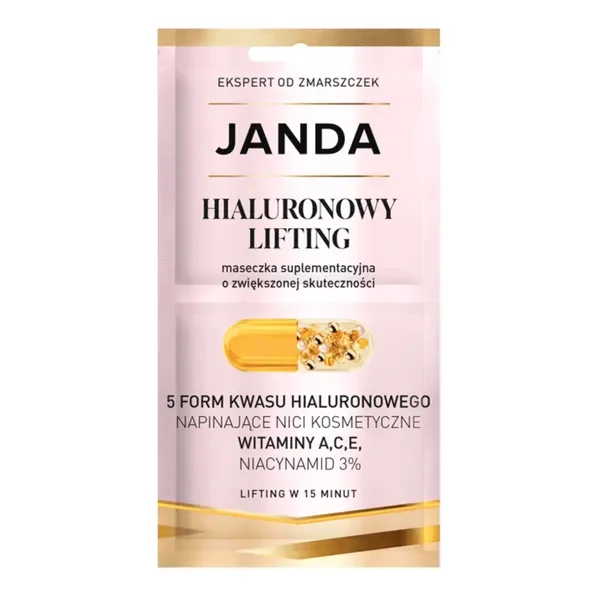 Hialuronowy Lifting maseczka suplementacyjna 8 ml [Janda] - Janda