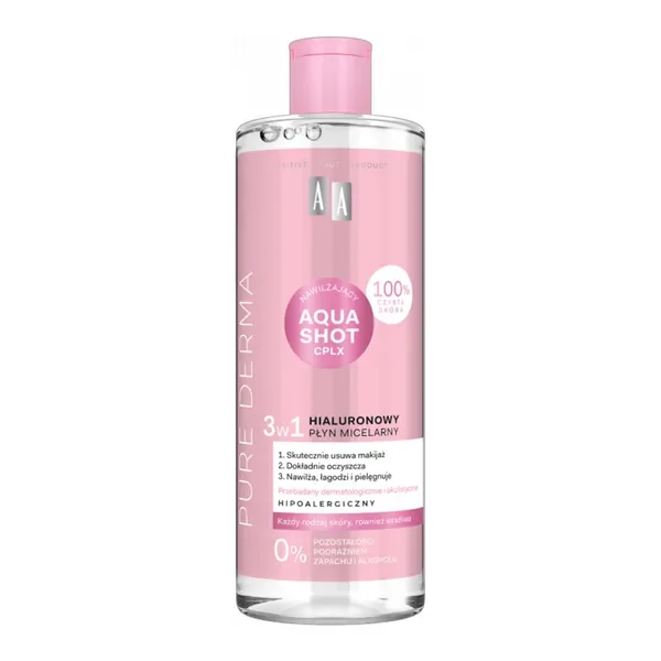 Hialuronowy płyn micelarny 3w1 500ml [AA] - AA