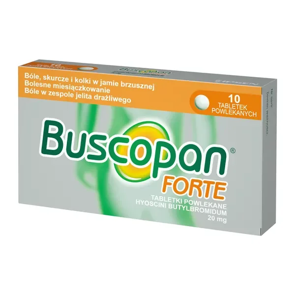 Hioscyny butylobromek 20 mg 10 tabletek [Buscopan] - Buscopan
