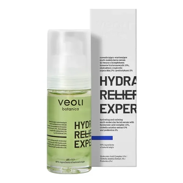 Hydra Relief Expert nawadniająco-wyciszające multi-molekularne serum do twarzy 30ml [Veoli Botanica] - Veoli Botanica