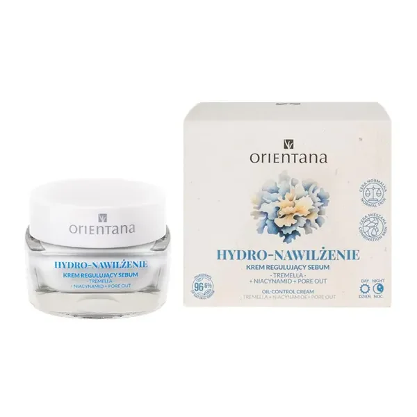 Hydro-Nawilżenie krem regulujący sebum 50ml [Orientana] - Orientana