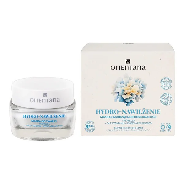 Hydro-Nawilżenie maseczka łagodząca niedoskonałości 50ml [Orientana] - Orientana