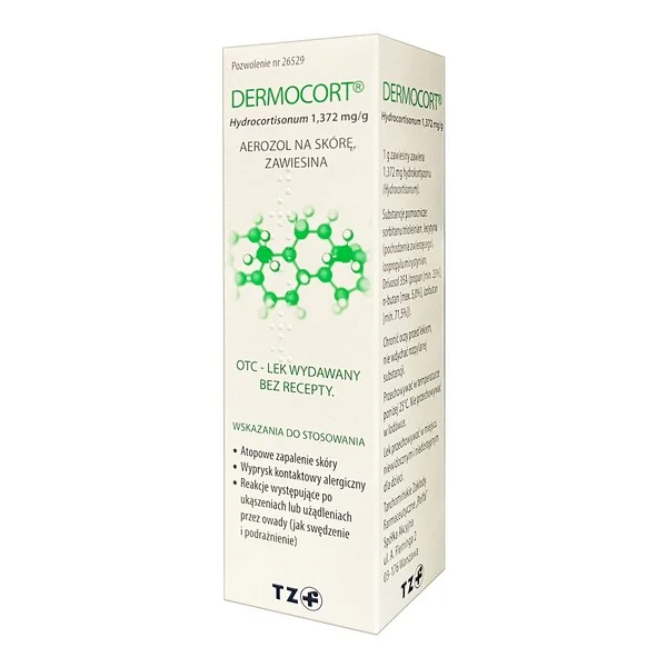 Hydrokortyzon 1,372 mg/g aerozol 38,25 g [POLFA] - POLFA