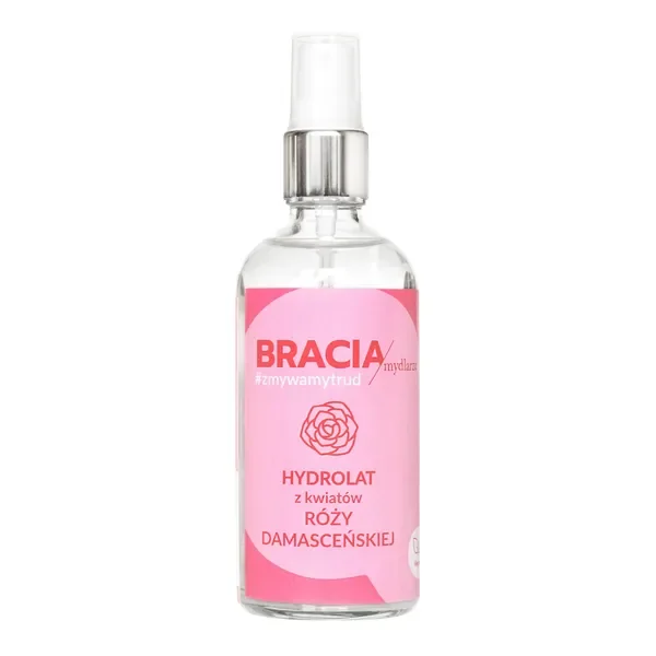 Hydrolat z kwiatów róży damasceńskiej 100 ml [Bracia Mydlarze] - Bracia Mydlarze