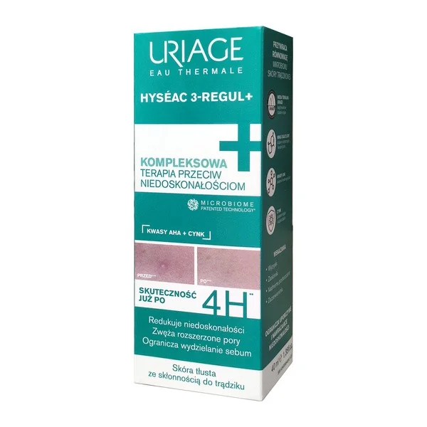 Hyseac 3-Regul+ krem przeciw niedoskonałościom 40ml [Uriage] - Uriage