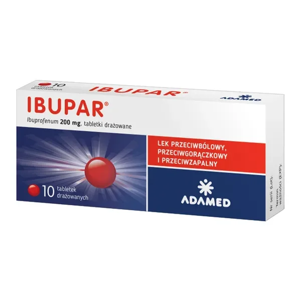 Ibuprofen 200 mg 10 tabletek [Ibupar] - Ibupar