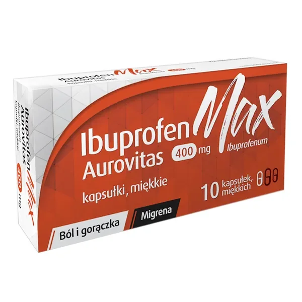 Ibuprofen 400 mg 10 kapsułek [Aurovitas] - Aurovitas