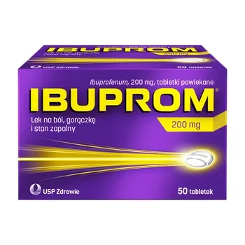 Ibuprom 200 mg 50 tabletek [US PHARMACIA] - US PHARMACIA