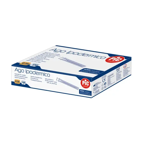 Igła iniekcyjna 0,45 mm x 12,7 mm G26 100 szt. [PiC Solution] - PiC Solution