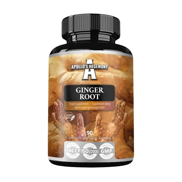 Imbir 500 mg 90 kapsułek [Apollo's Hegemony] - Apollo's Hegemony
