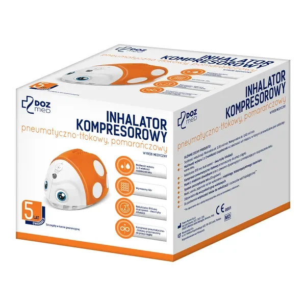 Inhalator Kompresorowy pneumatyczno-tłokowy Biedronka 1 szt [DOZ Med] - DOZ Med
